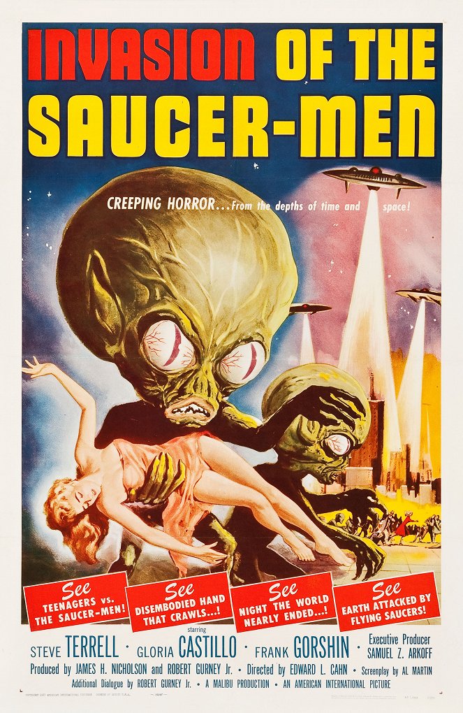 Invasion of the Saucer Men - Plakaty
