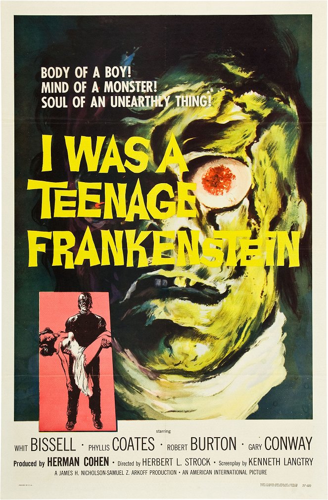 I Was a Teenage Frankenstein - Cartazes