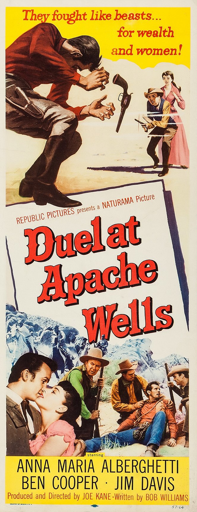 Bagarre à Apache Wells - Affiches