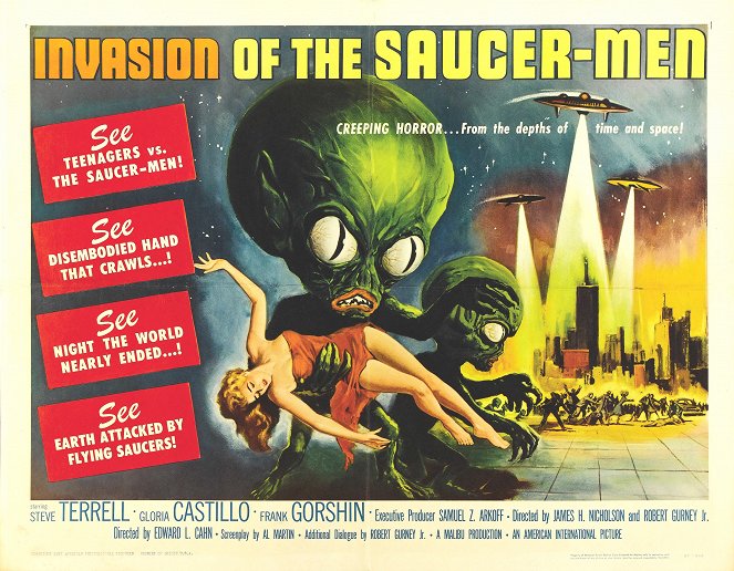 Invasion of the Saucer Men - Julisteet