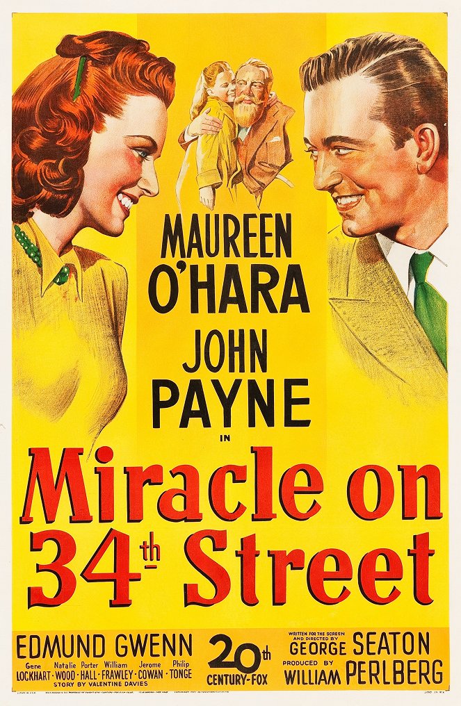 Le Miracle sur la 34ème rue - Affiches