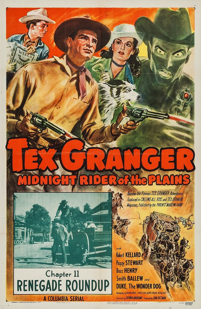 Tex Granger, Midnight Rider of the Plains - Plagáty