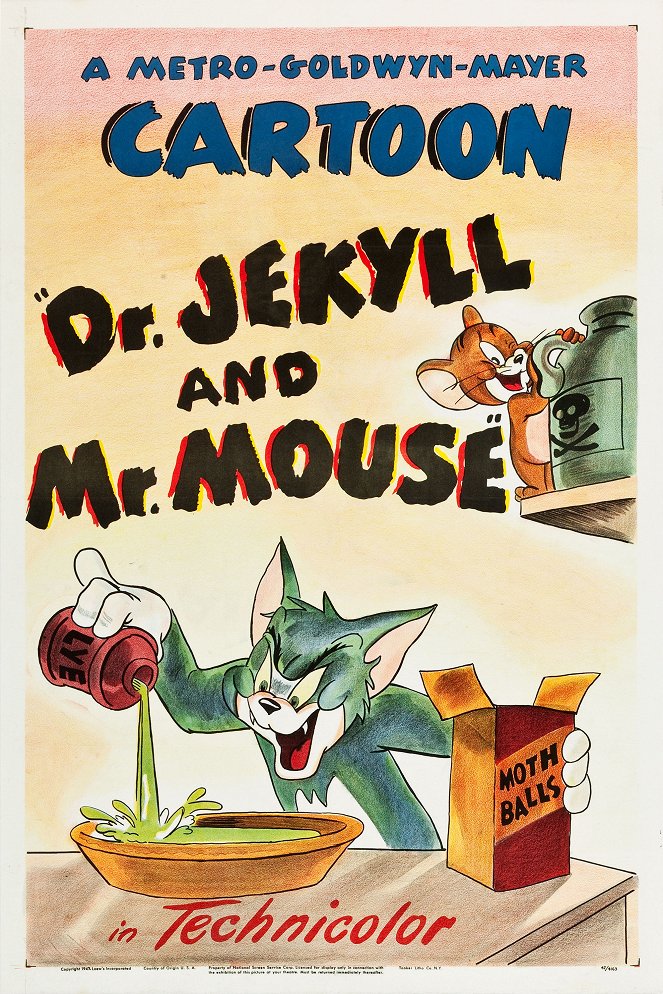 Tom y Jerry - El dr Jekyll y Mr Mouse - Carteles