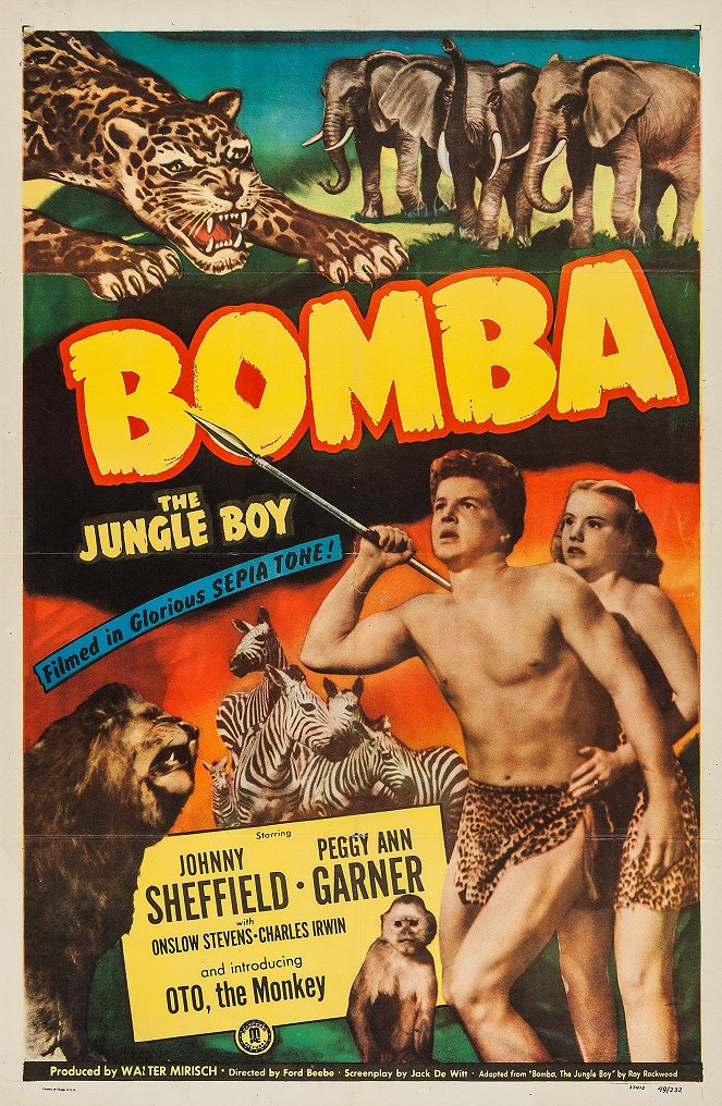 Bomba, the Jungle Boy - Plakaty