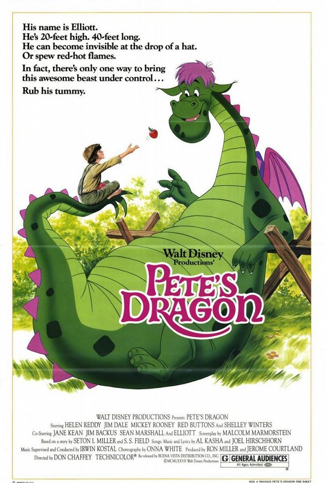 Pedro y el dragón Elliot - Carteles