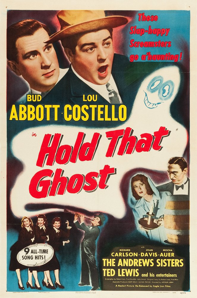 Hold That Ghost - Plakate