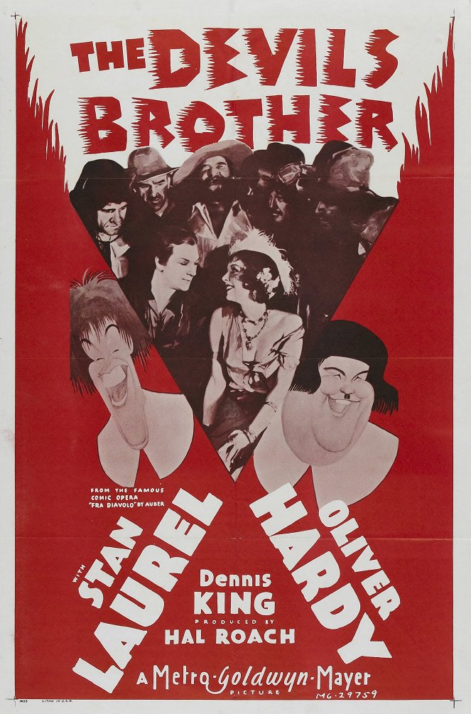 Ďáblův bratr - Laurel a Hardy - Plagáty