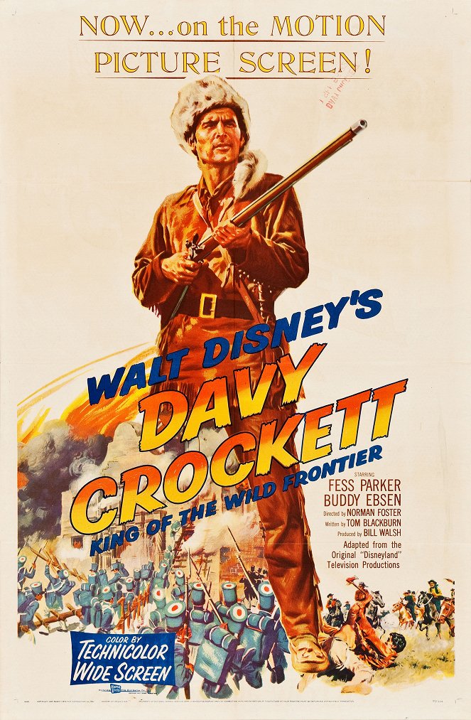 Davy Crockett, król pogranicza - Plakaty