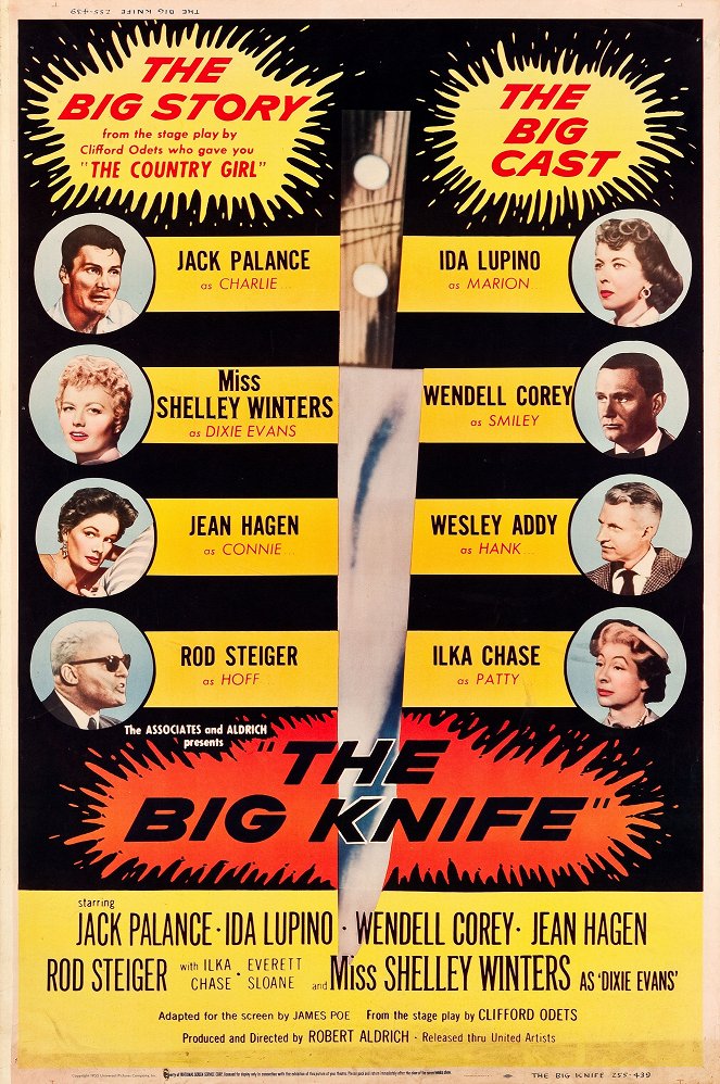 Velký nůž - Plakáty