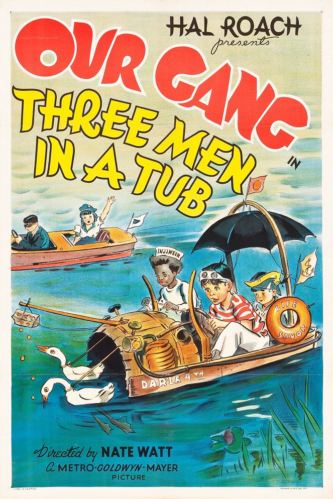 Three Men in a Tub - Carteles