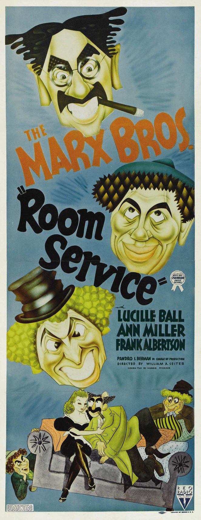 Die Marx Brothers - Zimmerdienst - Plakate