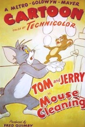 Tom i Jerry - Mouse Cleaning - Plakaty