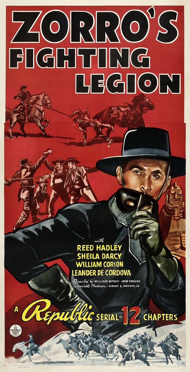 Zorros Legion reitet wieder - Plakate