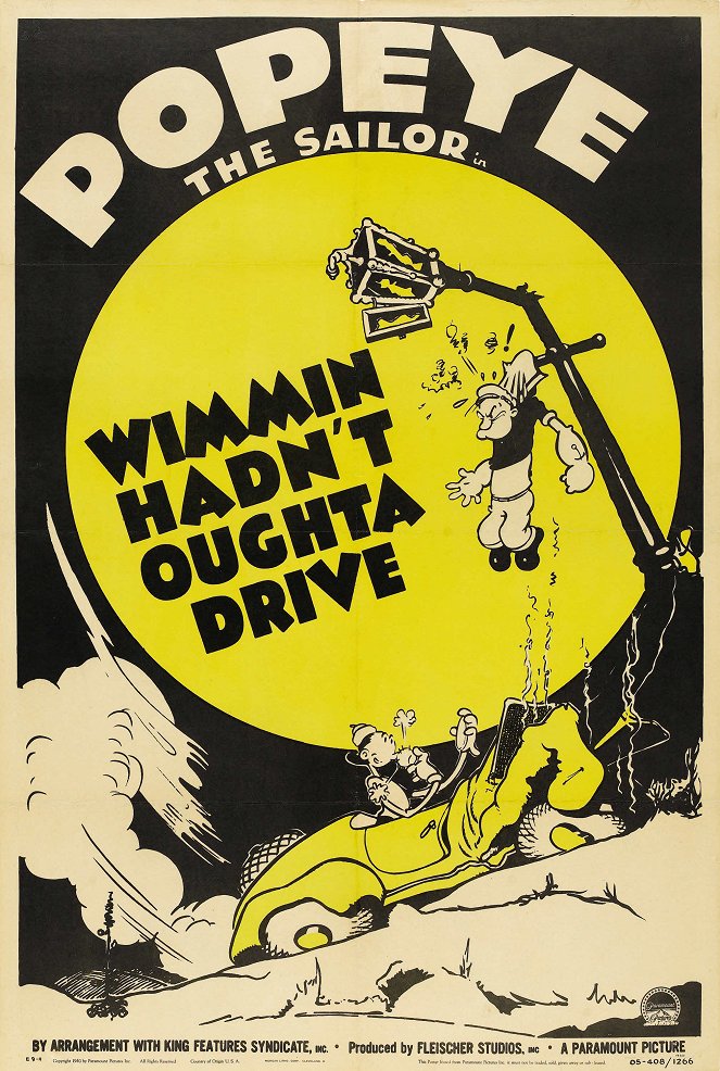 Wimmin Hadn't Oughta Drive - Posters