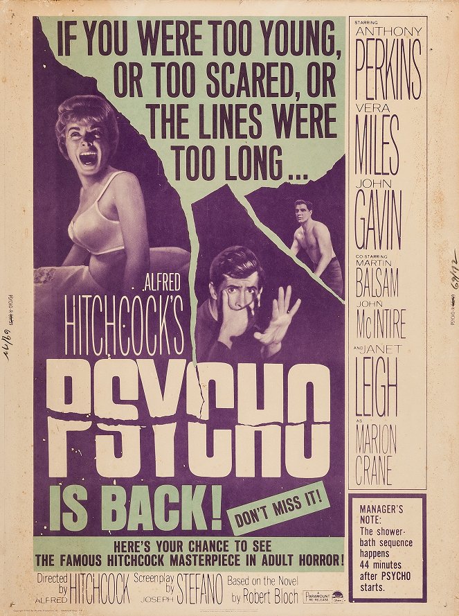 Psycho - Plakátok