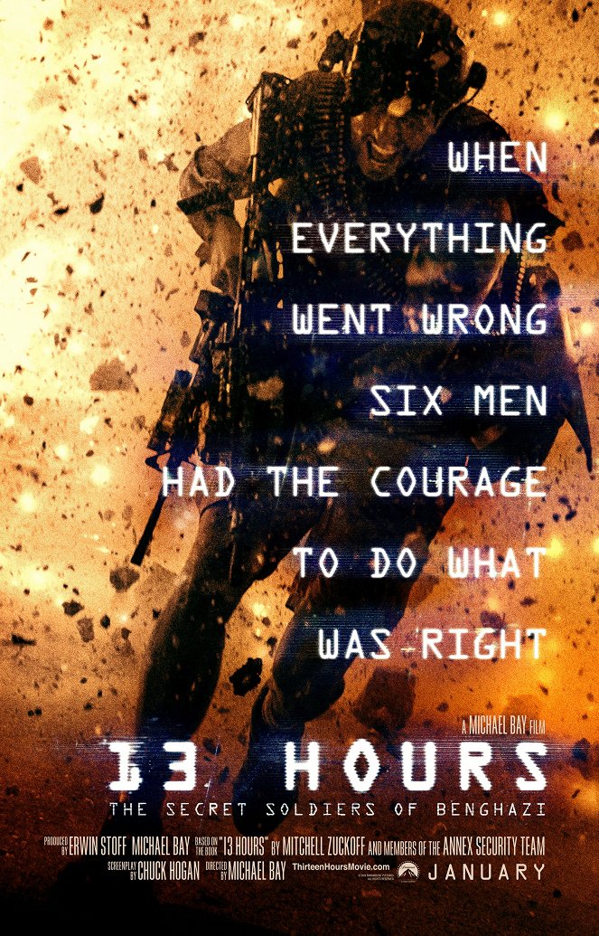 13 hodin: Tajní vojáci z Benghází - Plakáty