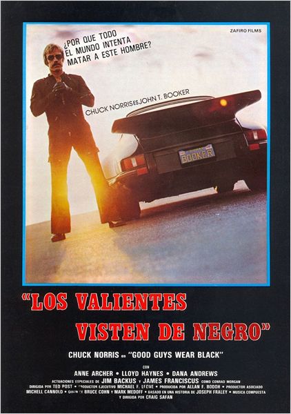 Los valientes visten de negro - Carteles