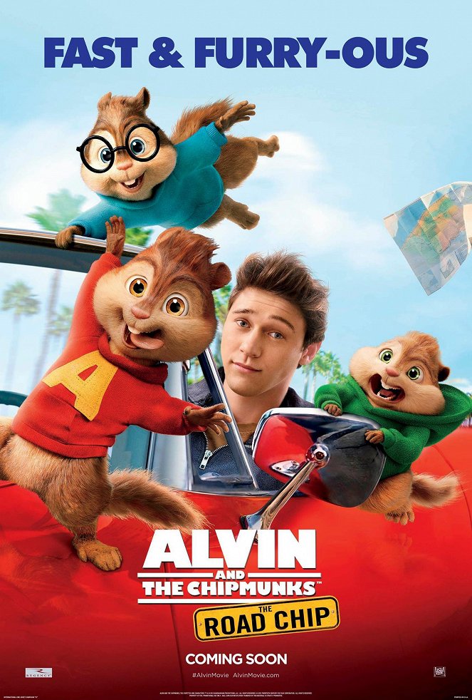 Alvin und die Chipmunks: Road Chip - Plakate