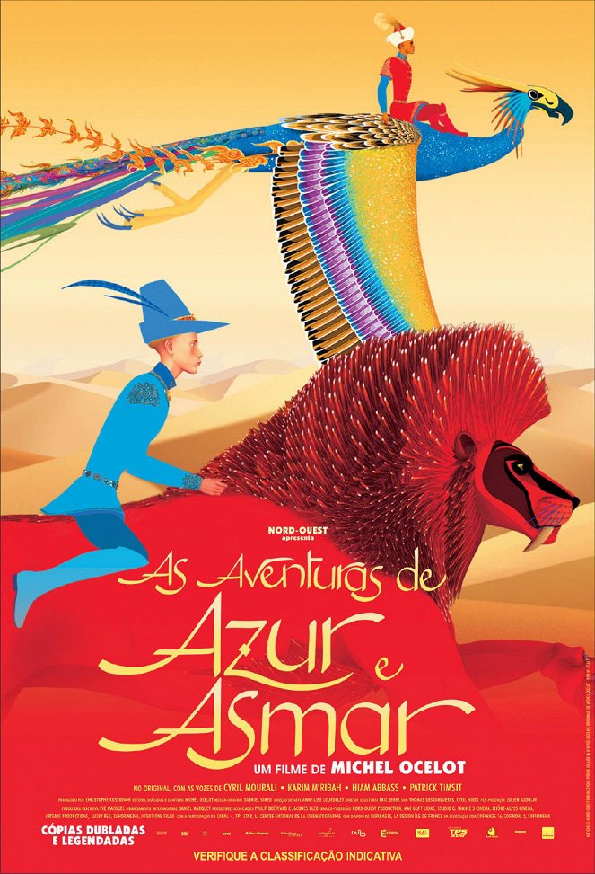 Azur i Asmar - Plakaty