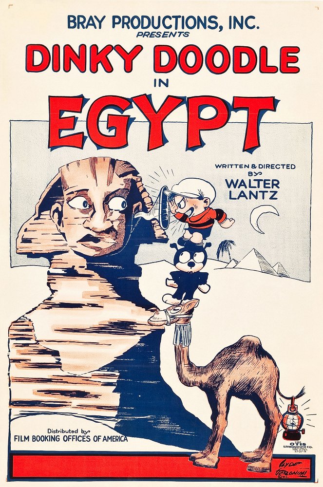Dinky Doodle in Egypt - Plakaty