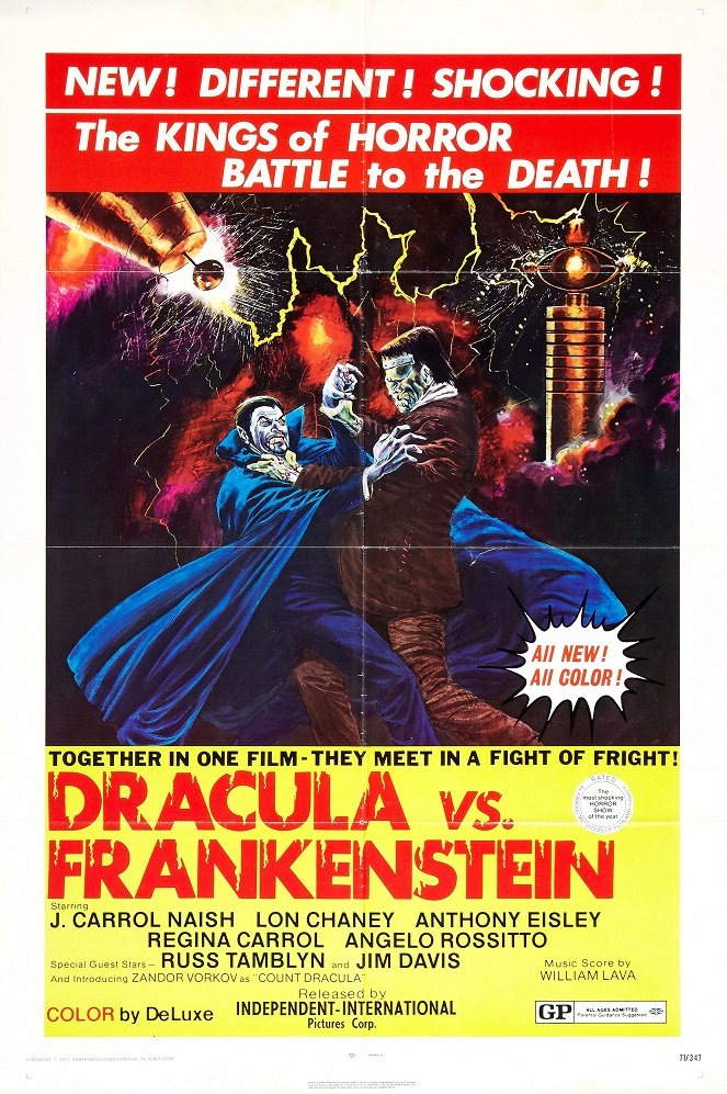Dracula vs. Frankenstein - Plakáty