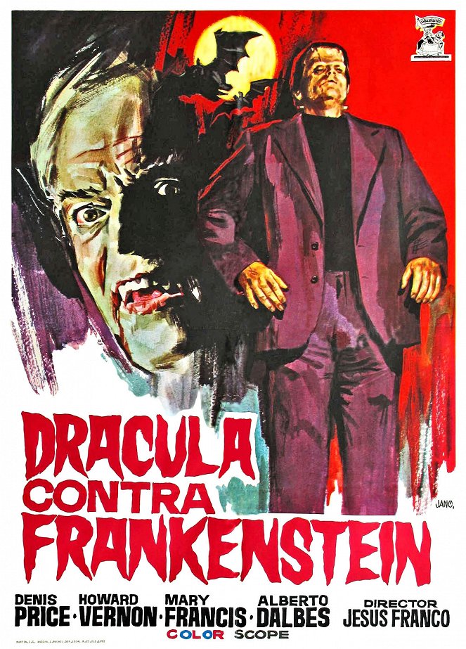 Drácula contra Frankenstein - Affiches
