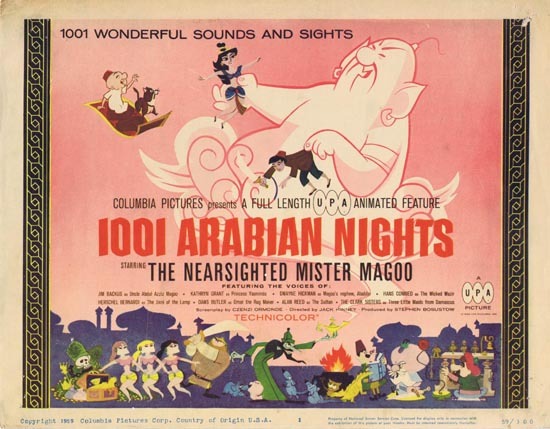 1001 Arabian Nights - Cartazes