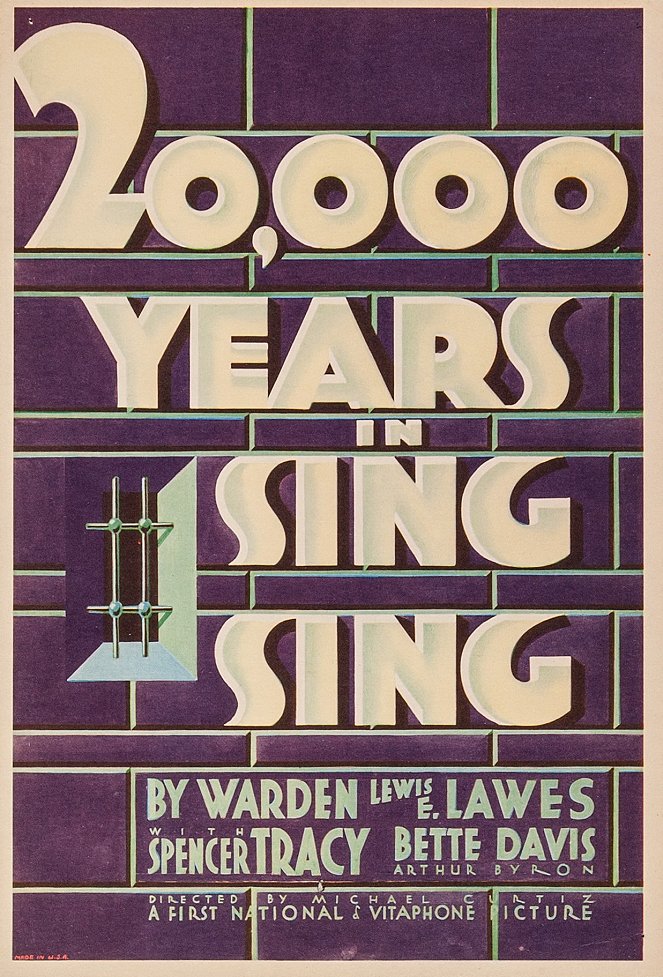 20.000 años en Sing Sing - Carteles