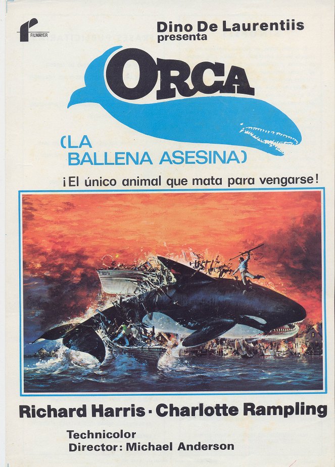 Orca, la ballena asesina - Carteles
