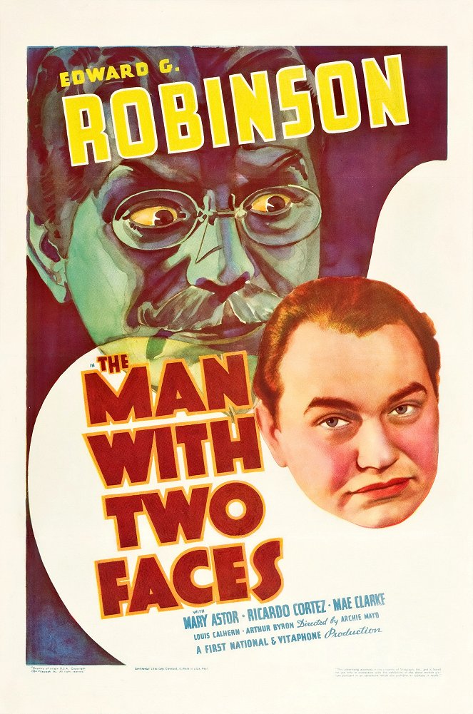 The Man with Two Faces - Affiches
