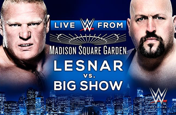 WWE Live from MSG 2015 - Carteles