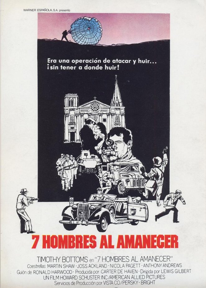 Siete hombres al amanecer - Carteles