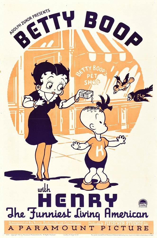Betty Boop with Henry the Funniest Living American - Plakátok