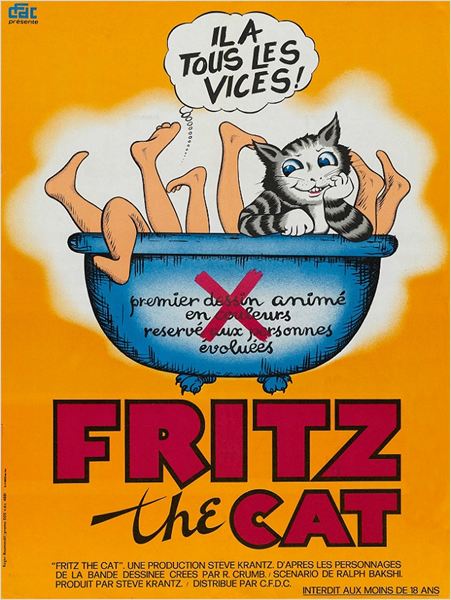 Fritz le chat - Affiches