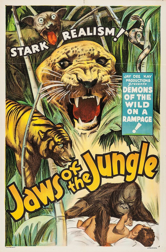 Jaws of the Jungle - Posters