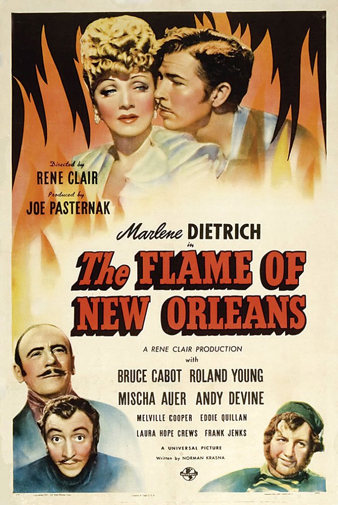 The Flame of New Orleans - Cartazes