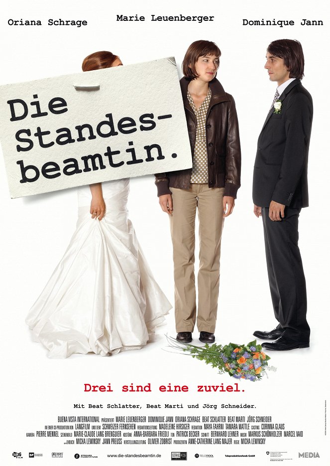 Die Standesbeamtin - Drei sind einer zuviel - Plakate