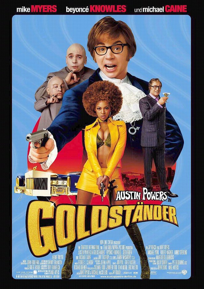Austin Powers in Goldständer - Plakate