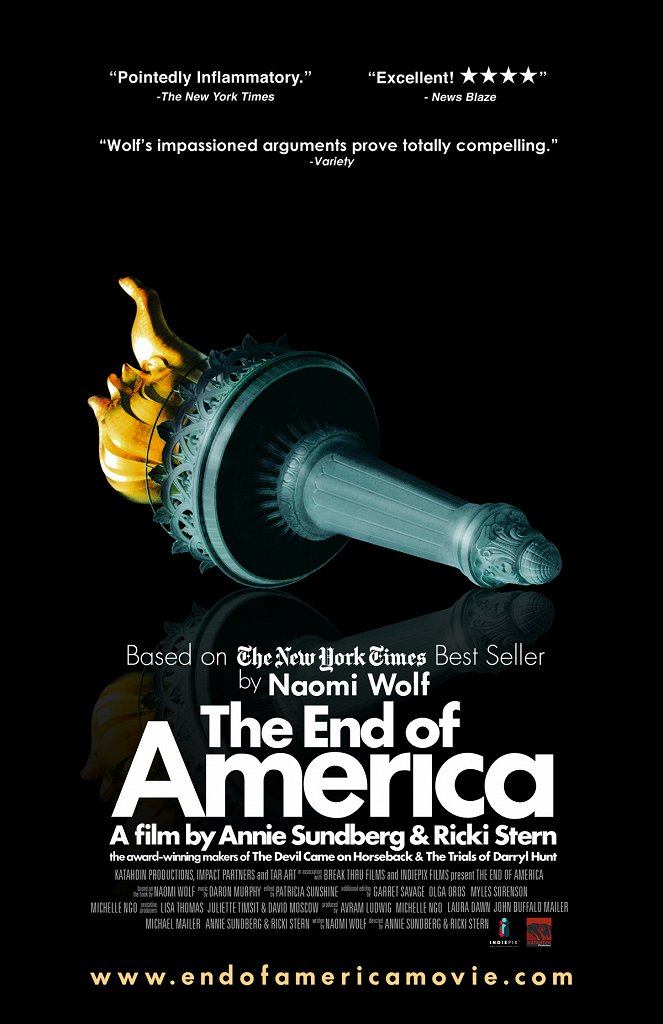 The End of America - Cartazes