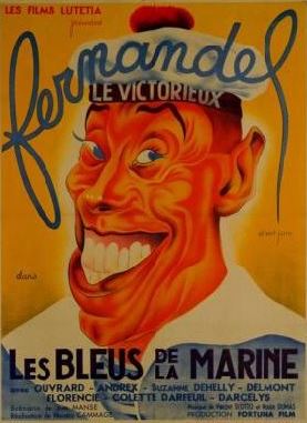 Les Bleus de la marine - Carteles