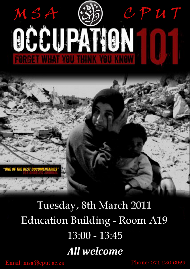 Occupation 101 - Posters