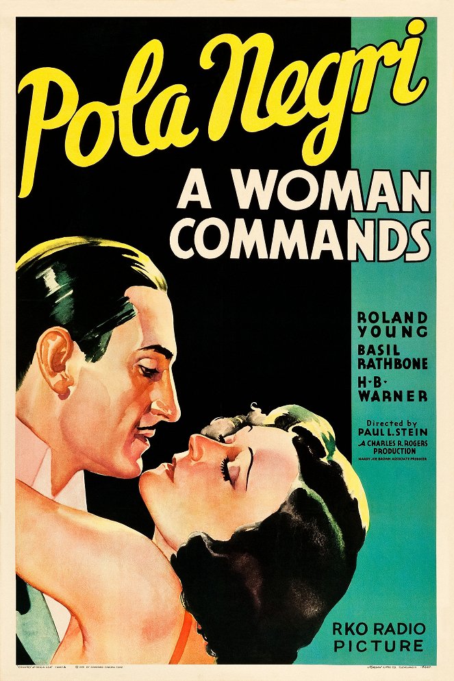 A Woman Commands - Plakátok