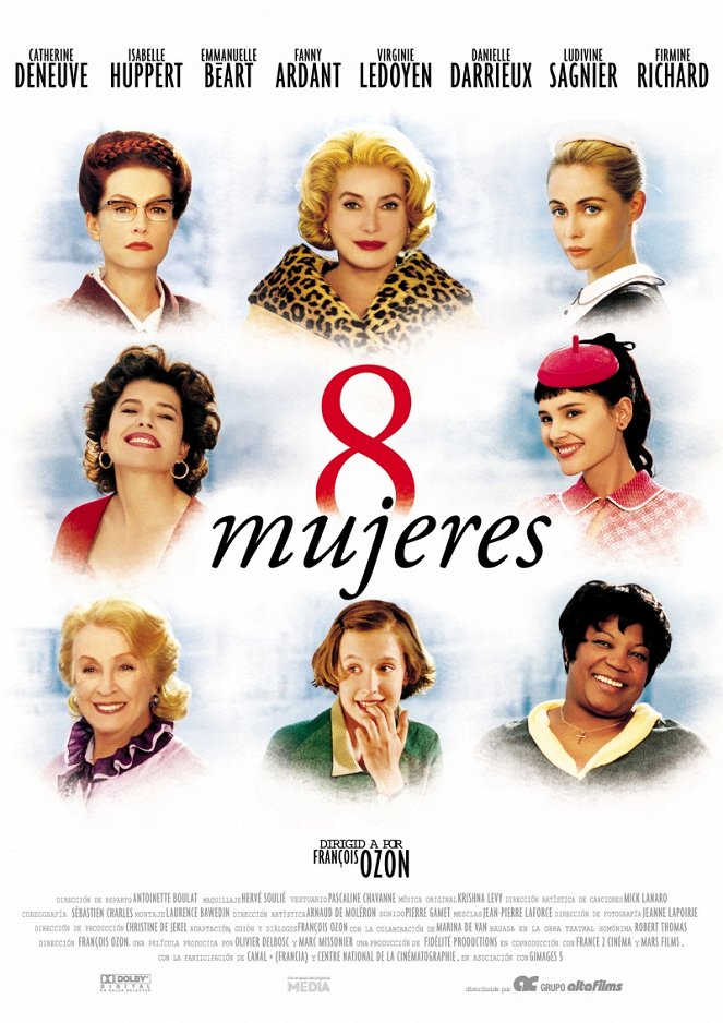 8 mujeres - Carteles