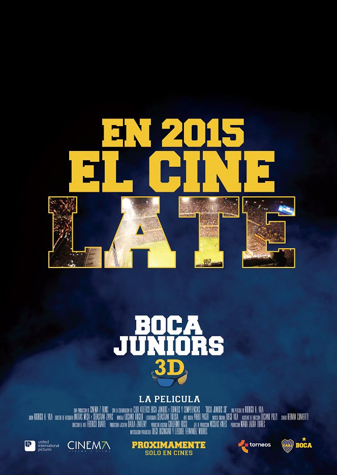 Boca Juniors 3D la película - Carteles