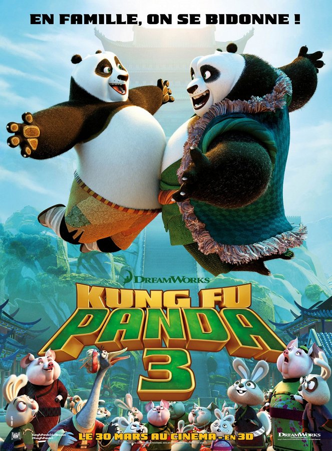 Kung Fu Panda 3 - Affiches