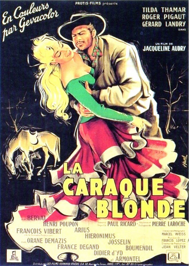 La Caraque blonde - Plakaty