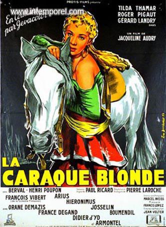 La Caraque blonde - Plakate