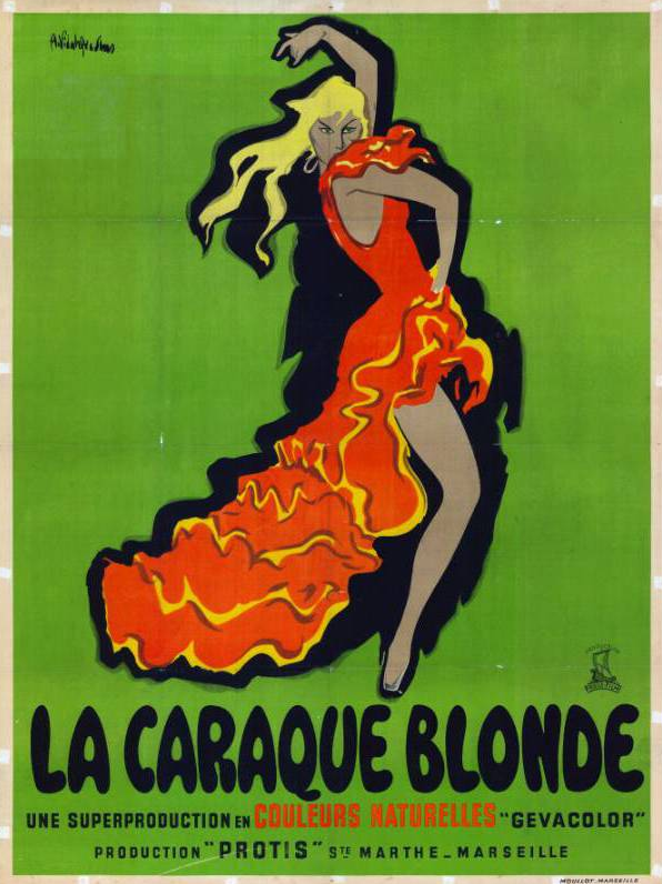 La Caraque blonde - Plakáty