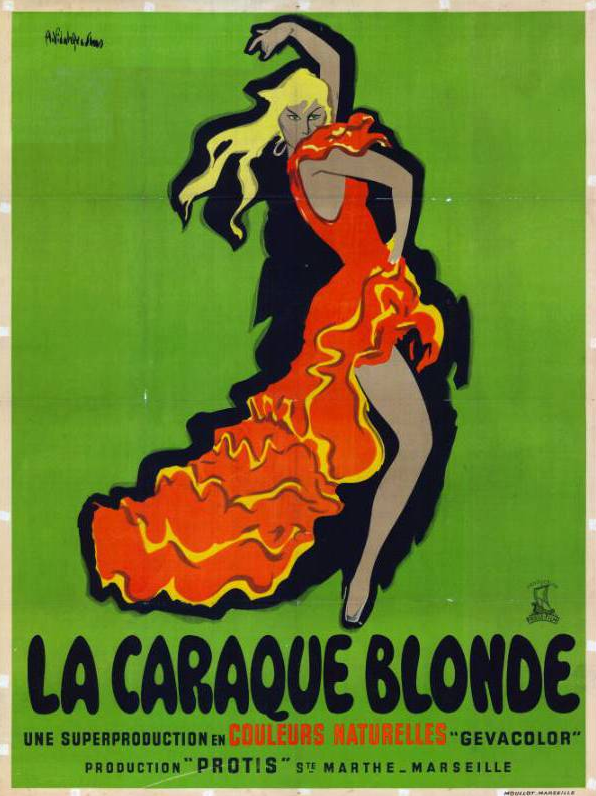 La Caraque blonde - Plakate