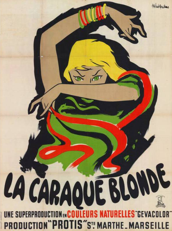 La Caraque blonde - Affiches